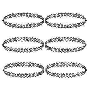 6 PCS Set Tattoo Punk Choker Necklace